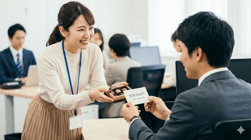 職場 バレンタイン メッセージ