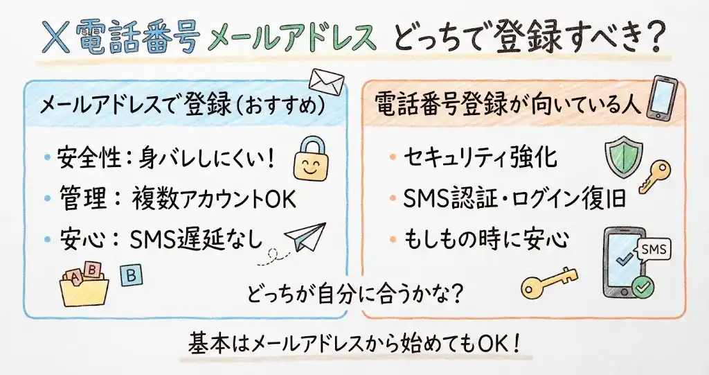 Xアカウント作成は電話番号なしでできる?