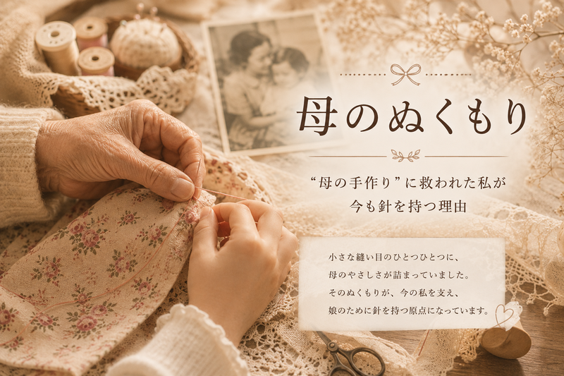 母の手作りに救われた私が、母のぬくもりを目指して作っているもの
