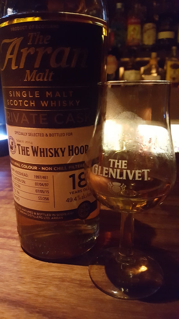 アラン Official bottle private cask for the Whisky Hoop 1997