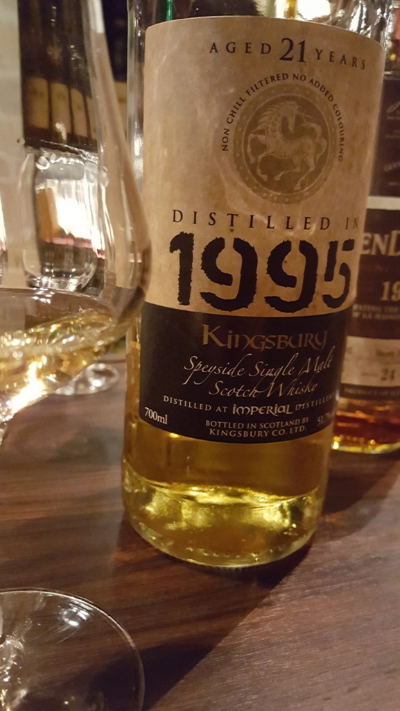 キングスバリー1995 インペリアル　21年 インペリアル 1995 21年 キングスバリー 51.7% - ウイスキー