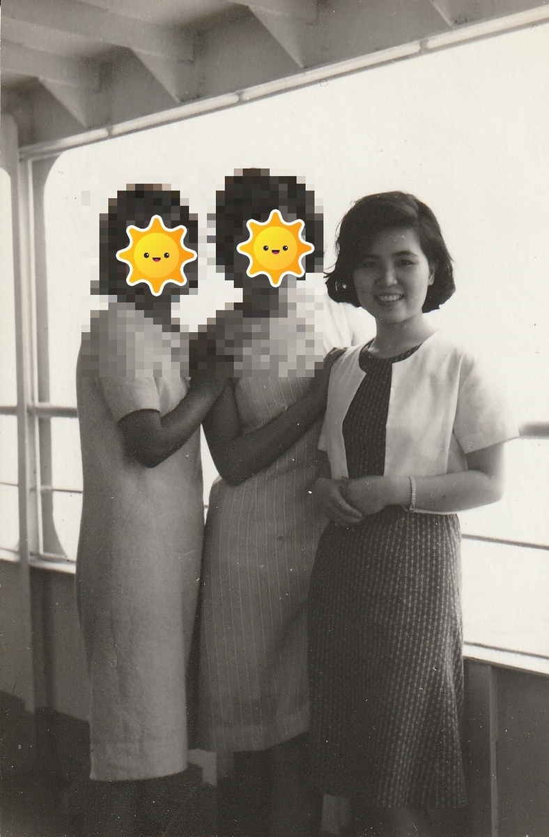 フェリー甲板