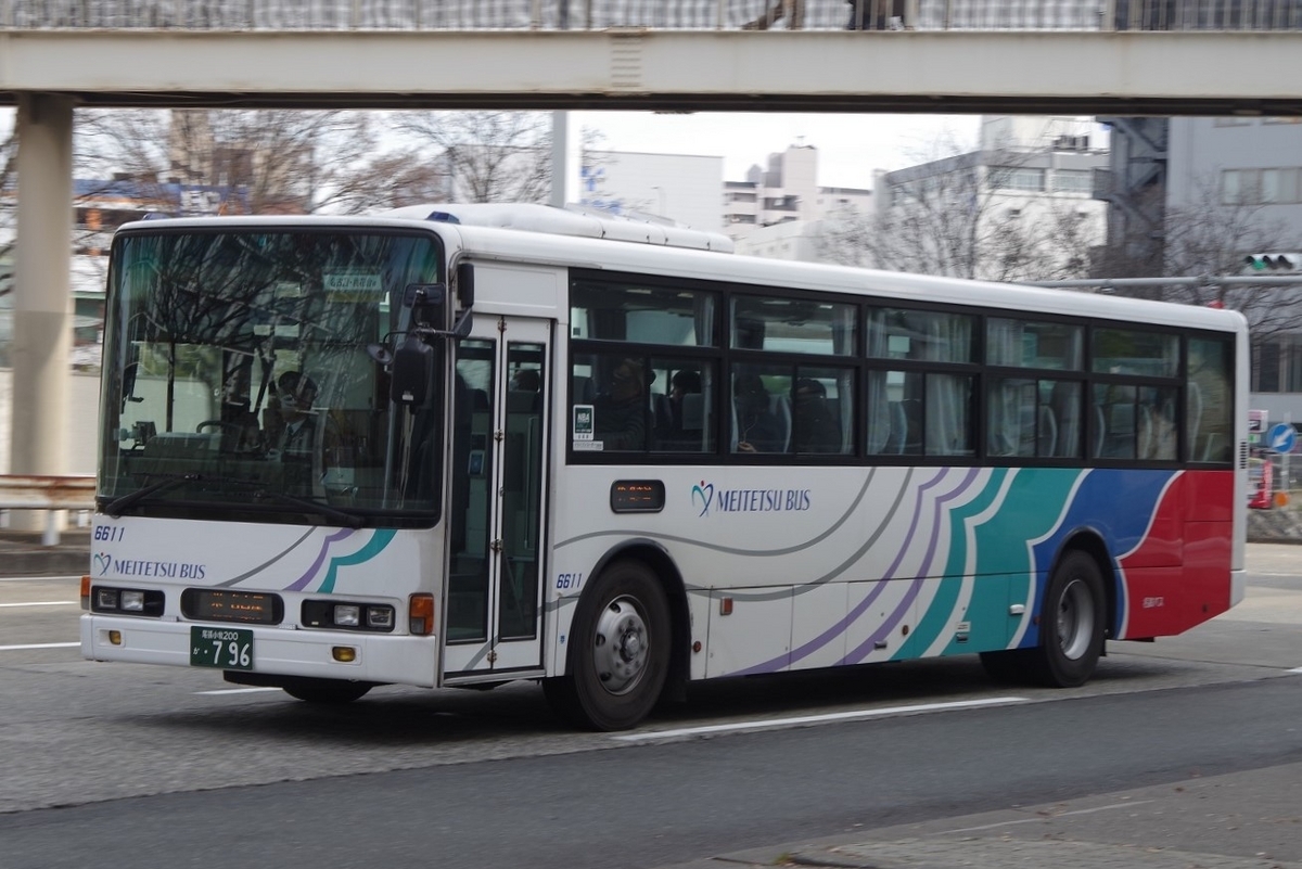 マユマユ 名鉄バス 6611 - 巴士写真館