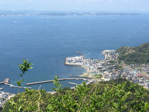 鋸山頂上