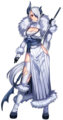 メガアブソル♀　サラミニア　真面目な武人