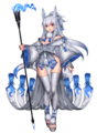 ★キュウコン♀　クオン　灯火の魔女。腰が低い