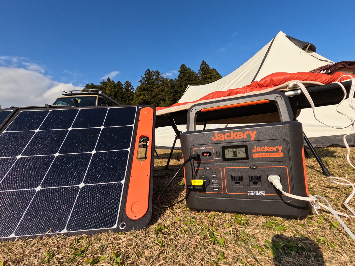 ポータブル電源】Jackery1000を使ってみた。 - アウトドアとランクル