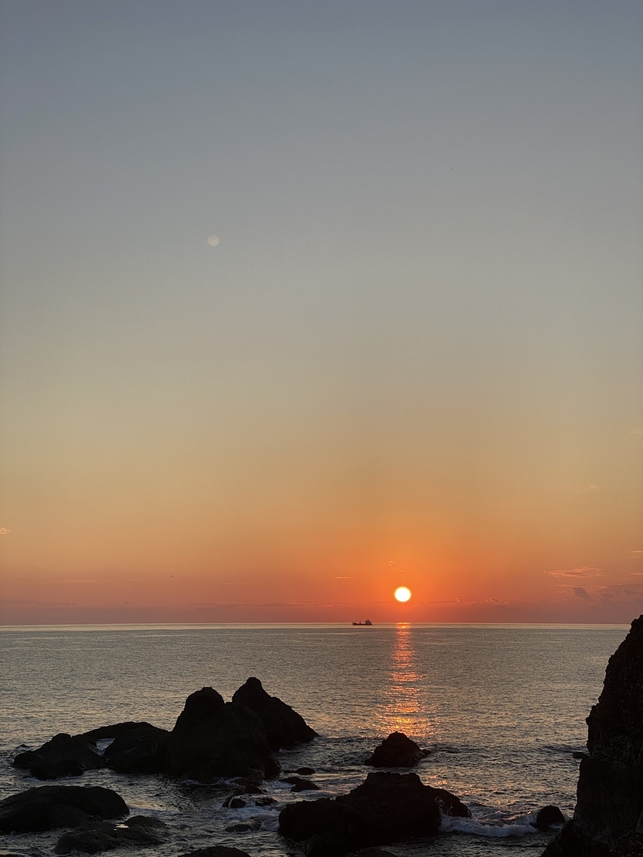 室戸岬の夕日