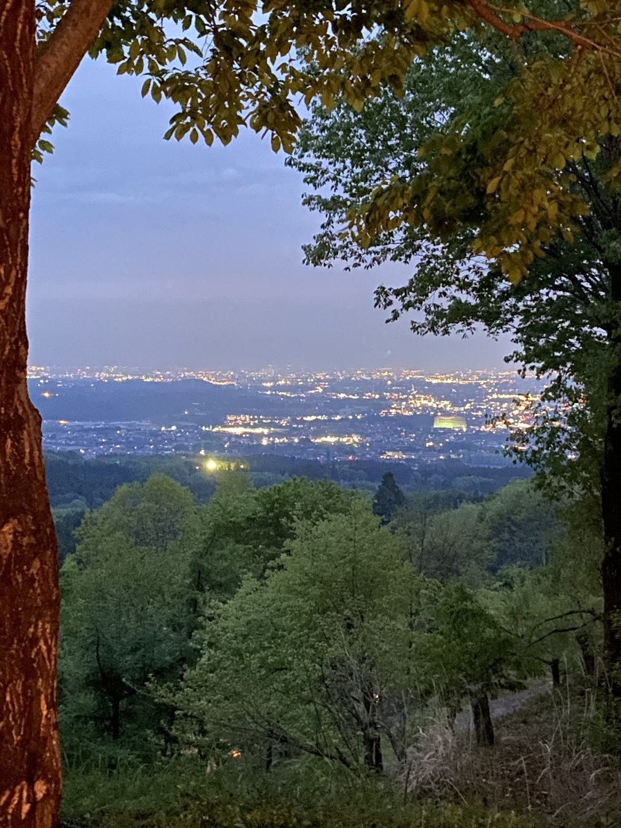 くりの木キャンプ場夜景