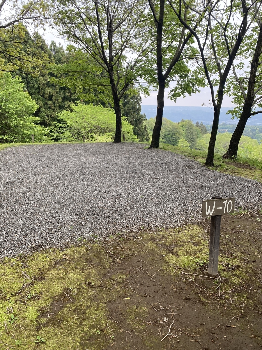 くりの木キャンプ場4WD専用サイト