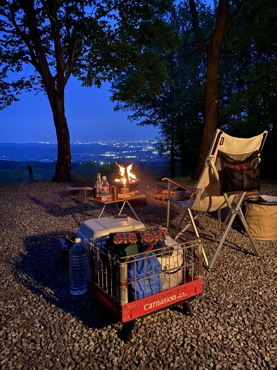 くりの木キャンプ場夜景