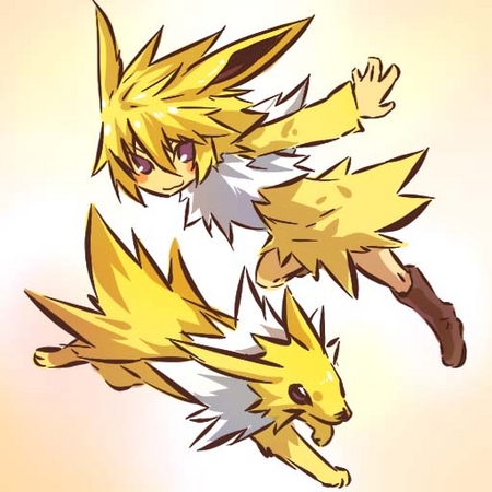 個別 サンダース擬人化 の写真 画像 ポケモン擬人化 Glacial S Fotolife