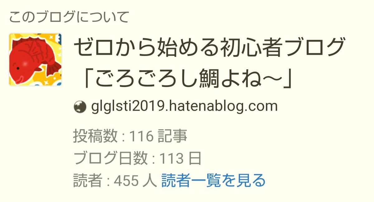 f:id:glglsti2019:20191007081441j:plain はてなブログ(無料版)初心者の五ヶ月目(十八週目)のブログの概要