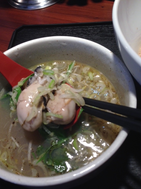 牡蛎塩ロックつけ麺＠七条 拳ラーメン