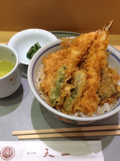 天丼＠ JR大阪三越伊勢丹 銀座天一 