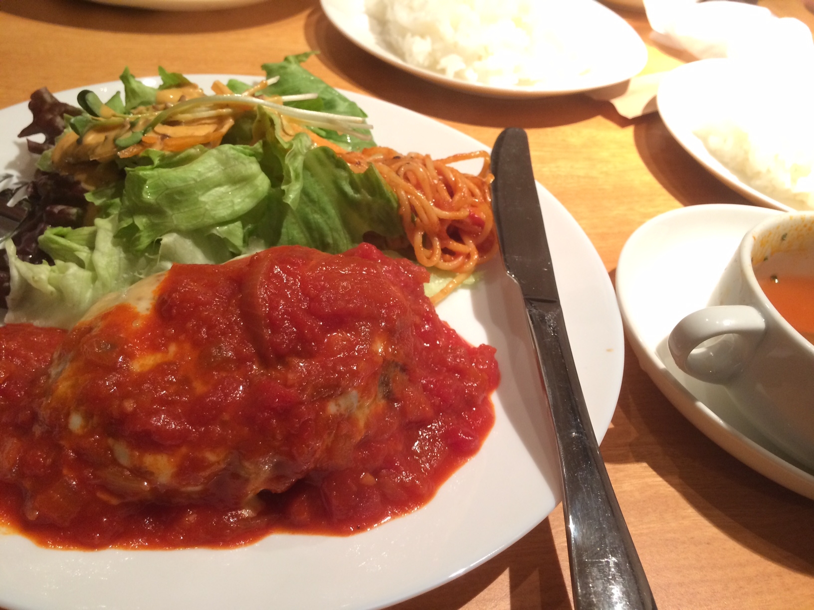 チーズハンバーグ@長堀橋 mamma pa-pa!