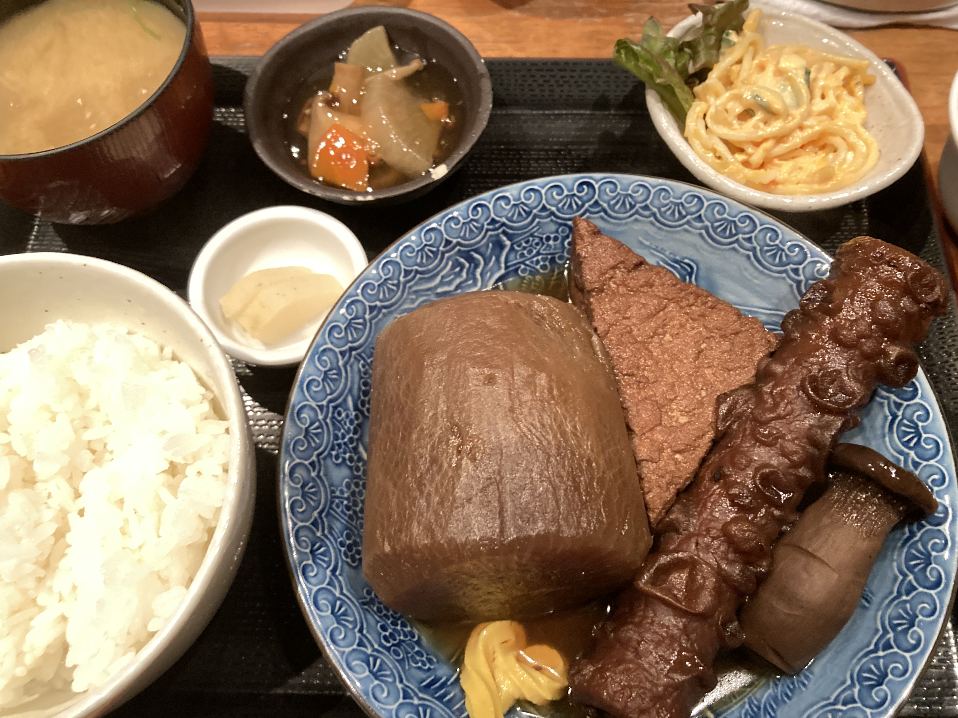 おでん定食@長堀橋駅　あゆの家