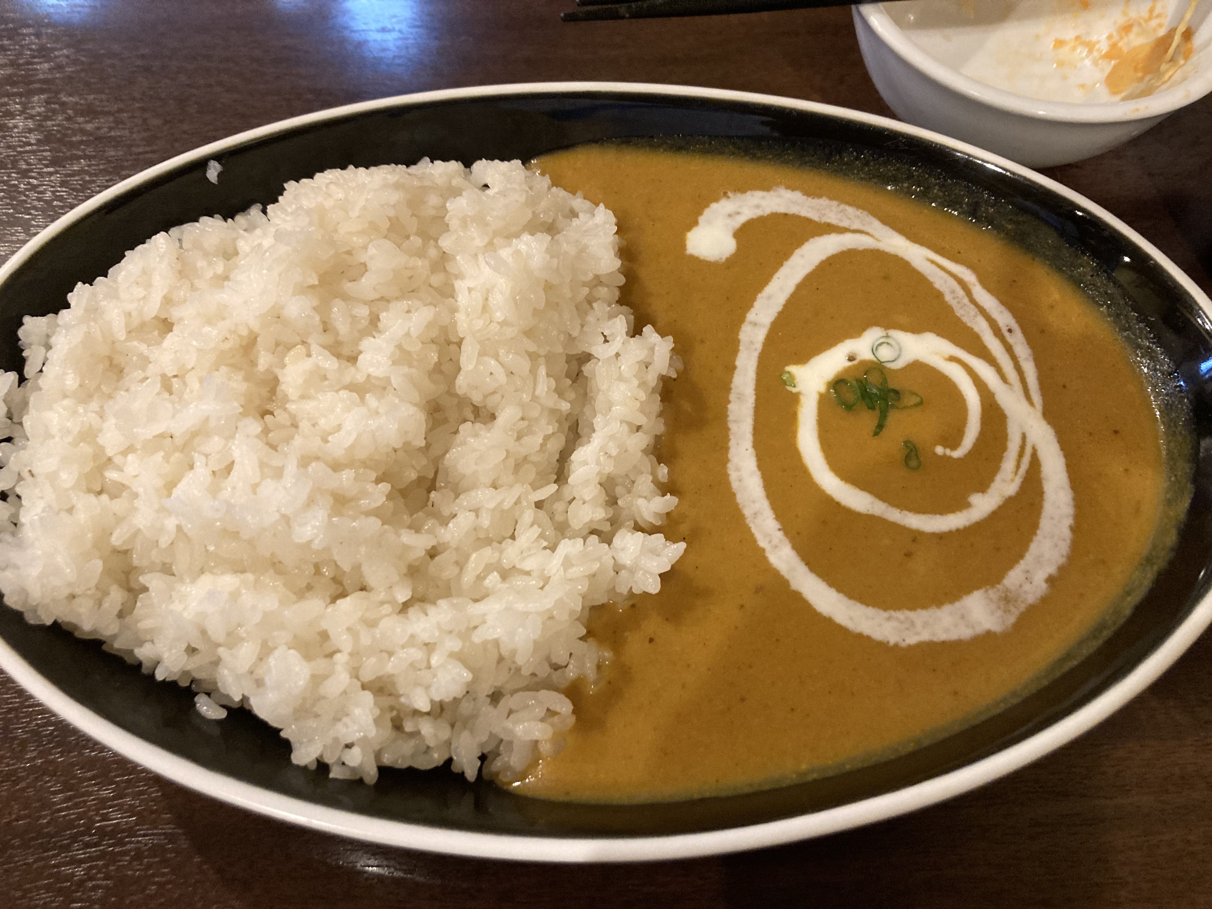 カレーライス日替わり（シーフード）@島之内　バッティ