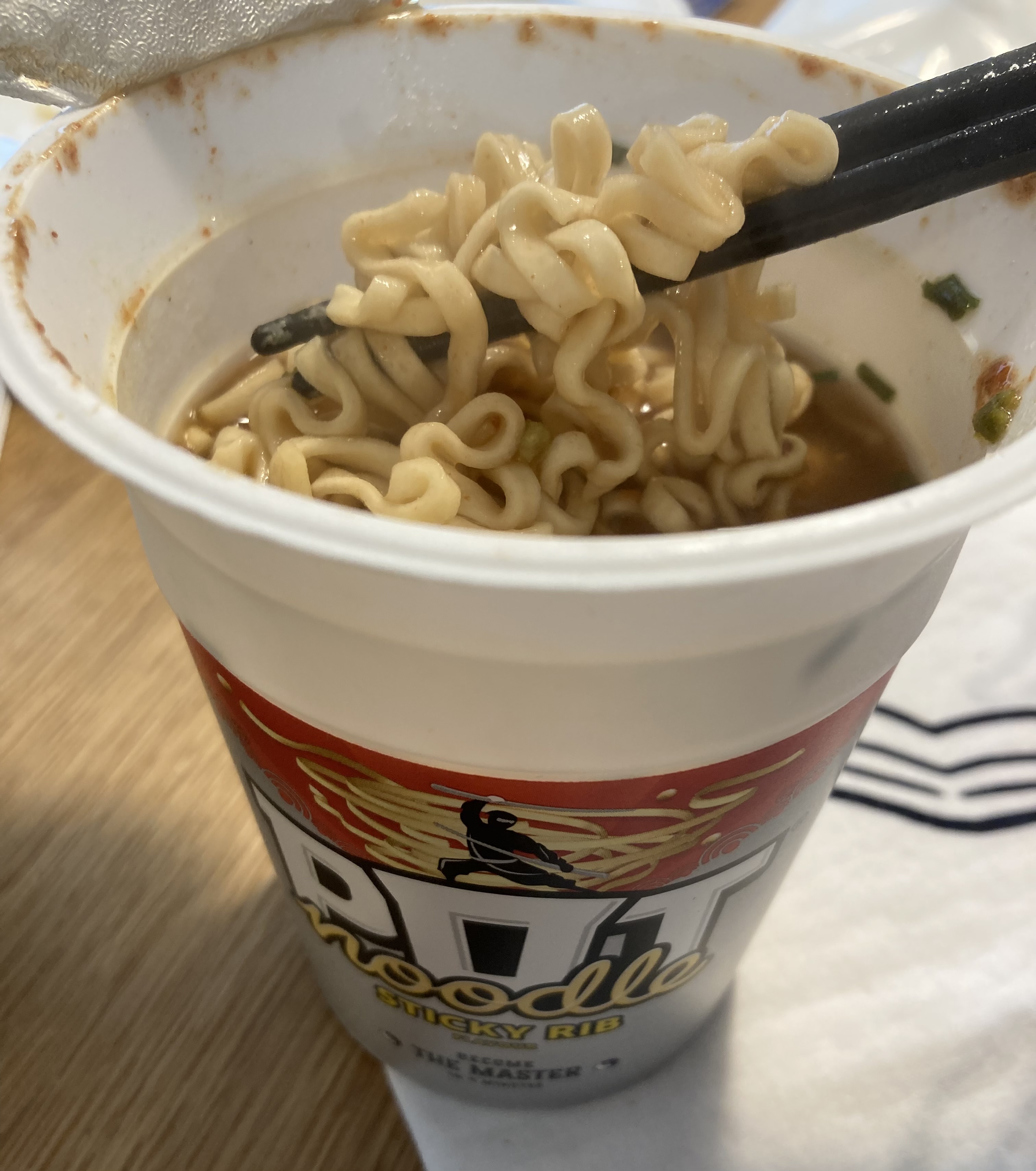 pot noodle sticky rib