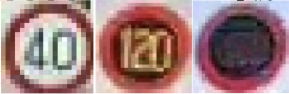 図3. 通常型、LED型（点灯）、LED型（消灯）