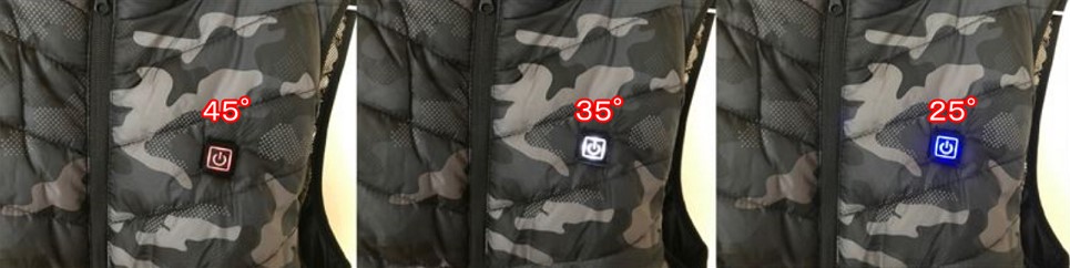 電熱ベスト温度調整