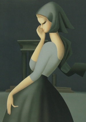 東郷青児「望郷」(1959) - SOMPO美術館