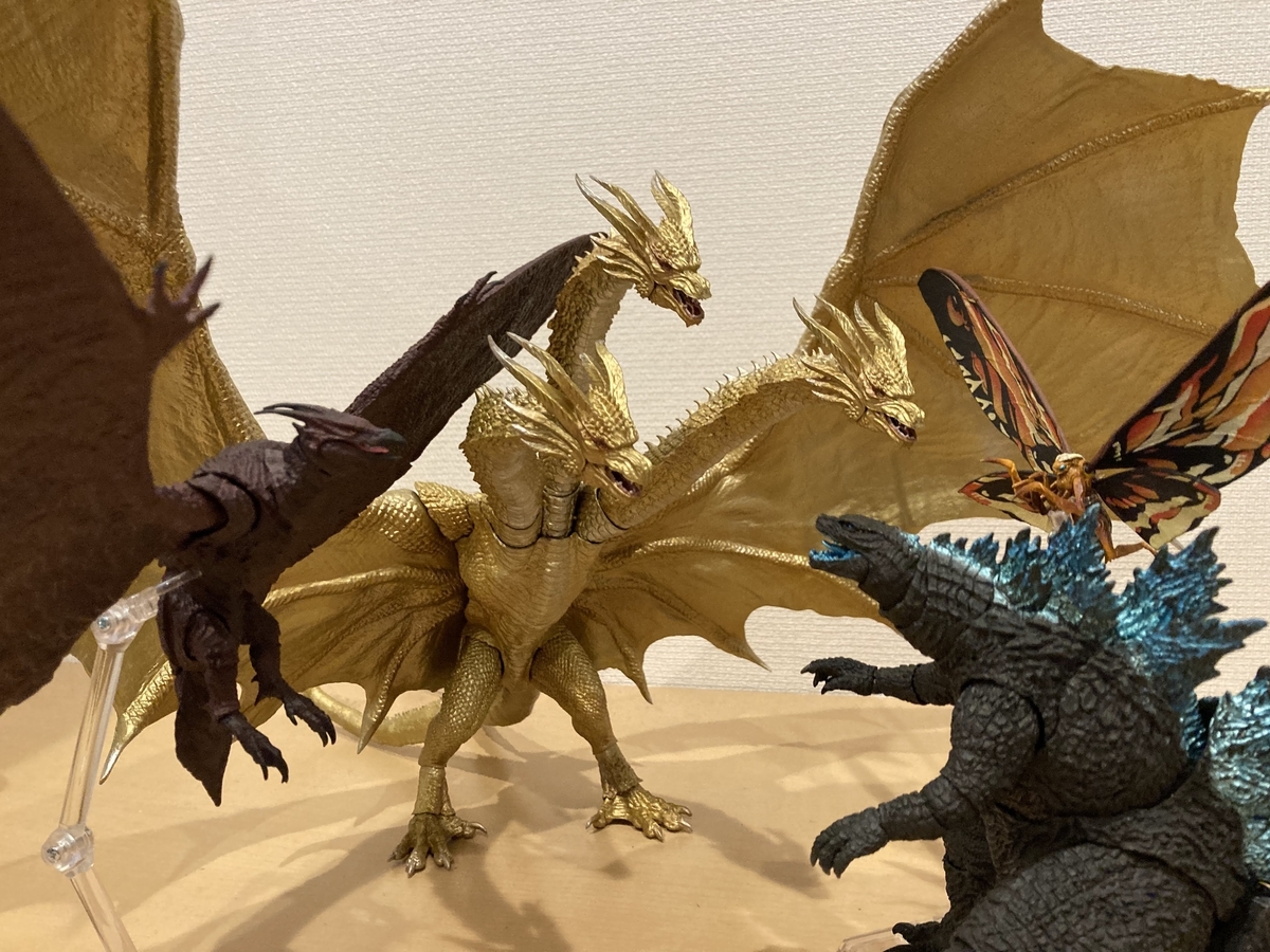 キングギドラ S.H.MonsterArts(2019) - 怪獣ソフビ博物館