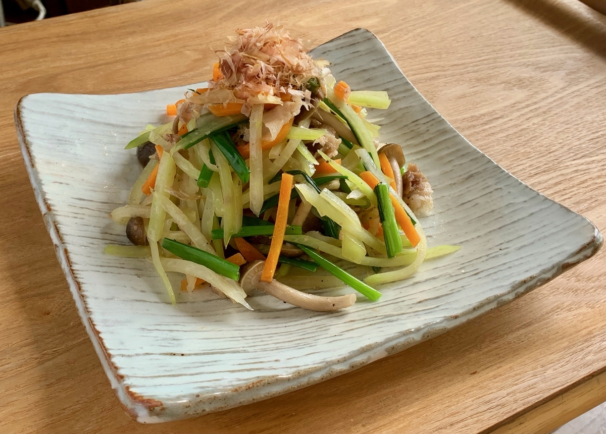 青パパイヤのイリチー ごはん便り 青パパイヤのイリチー ごはん便り