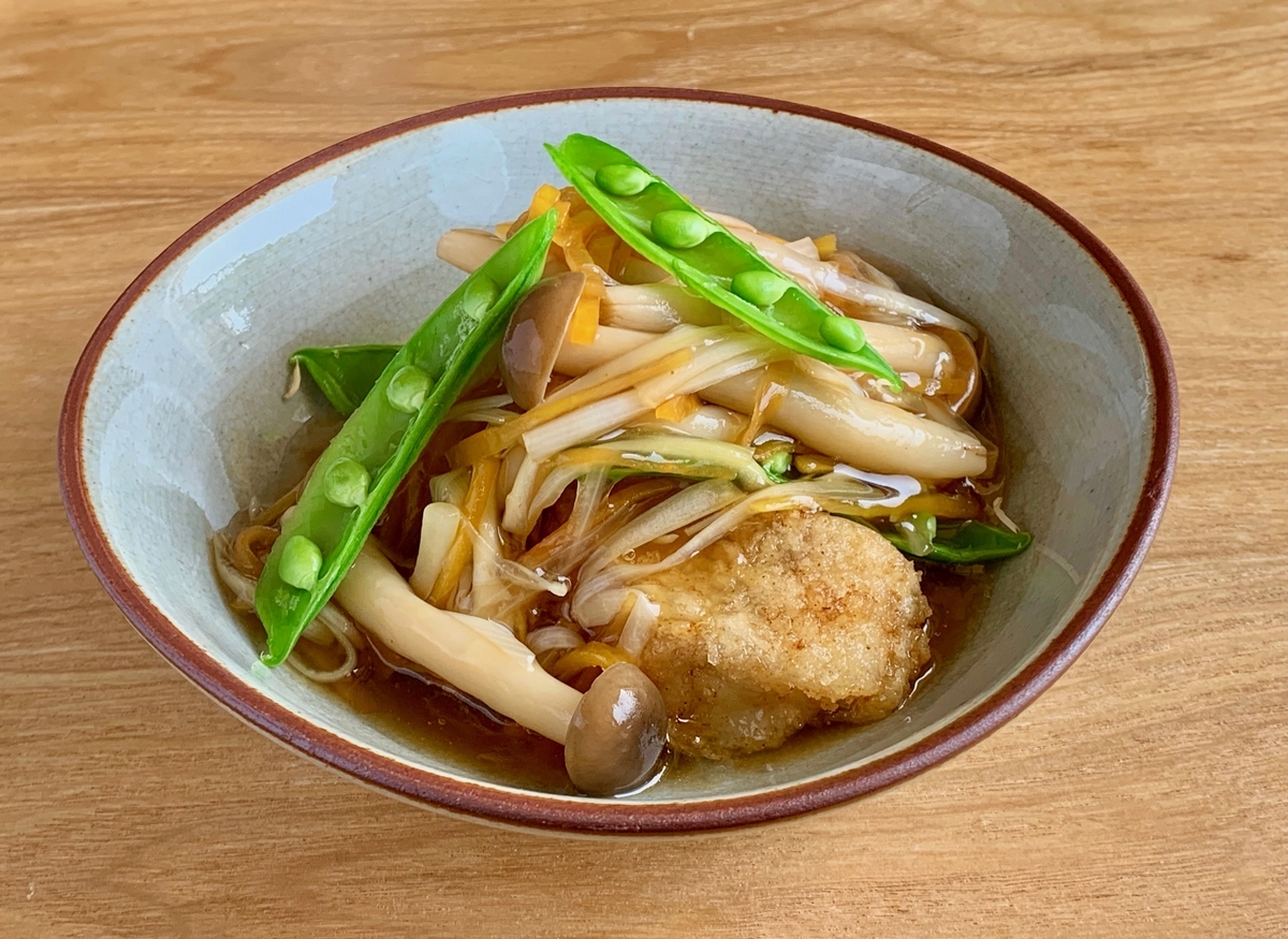 白身魚の野菜あんかけ