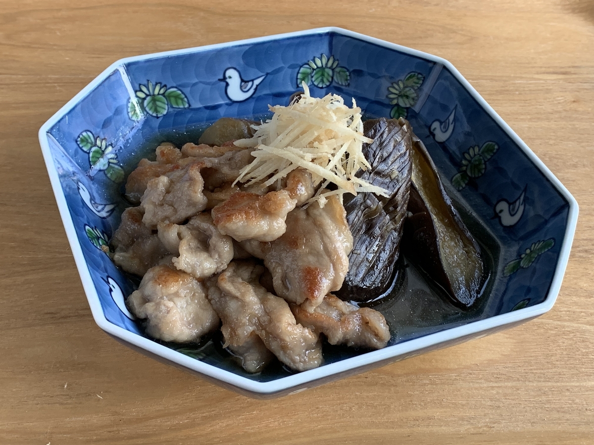 豚こまと茄子の旨煮
