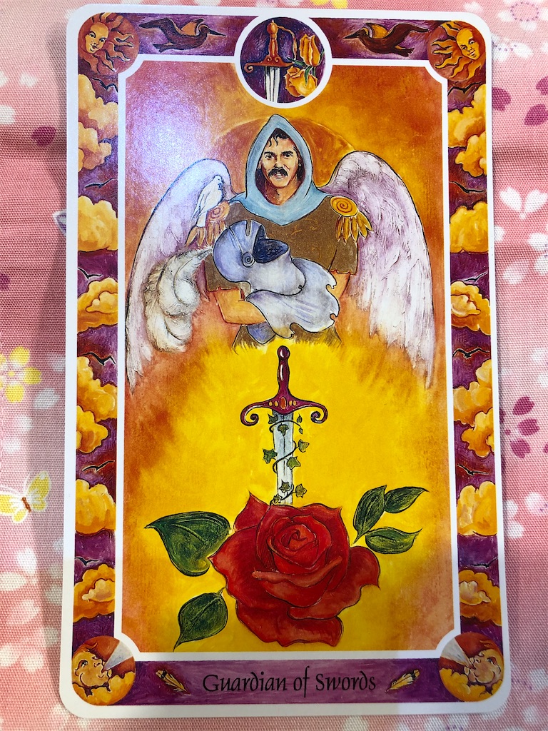 思考の剣を薔薇に捧げて 光を放つ 光輝く私に還る
