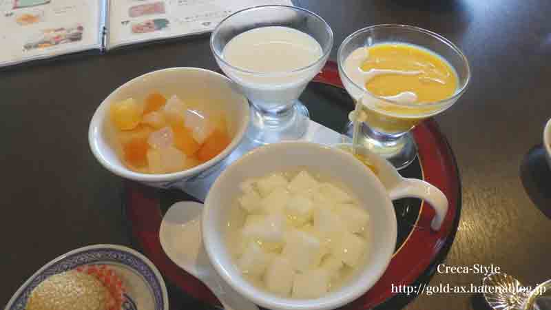 ラグジュアリーカード 関西空港のホテル日航関西空港 中国料理 桃李 デザート