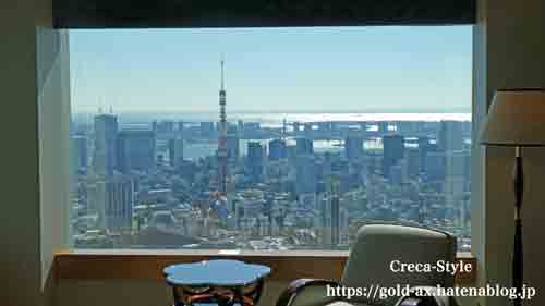 ザ・リッツ・カールトン東京 ミレニアスイート 眺望 東京タワー