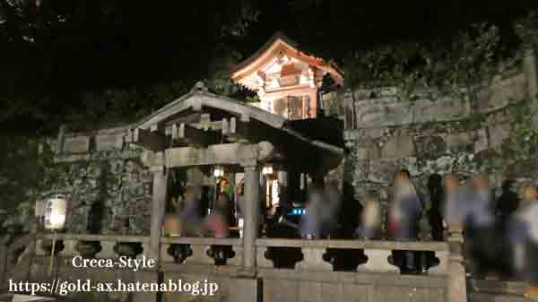 アメックス 清水寺夜間特別拝観2019 清水寺音羽の滝