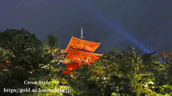 アメックス 清水寺夜間特別拝観2019