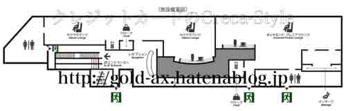 JAL国内線、福岡空港にファーストクラスラウンジ 見取り図