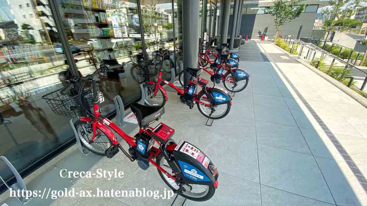 奈良蔦屋書店  レンタサイクル