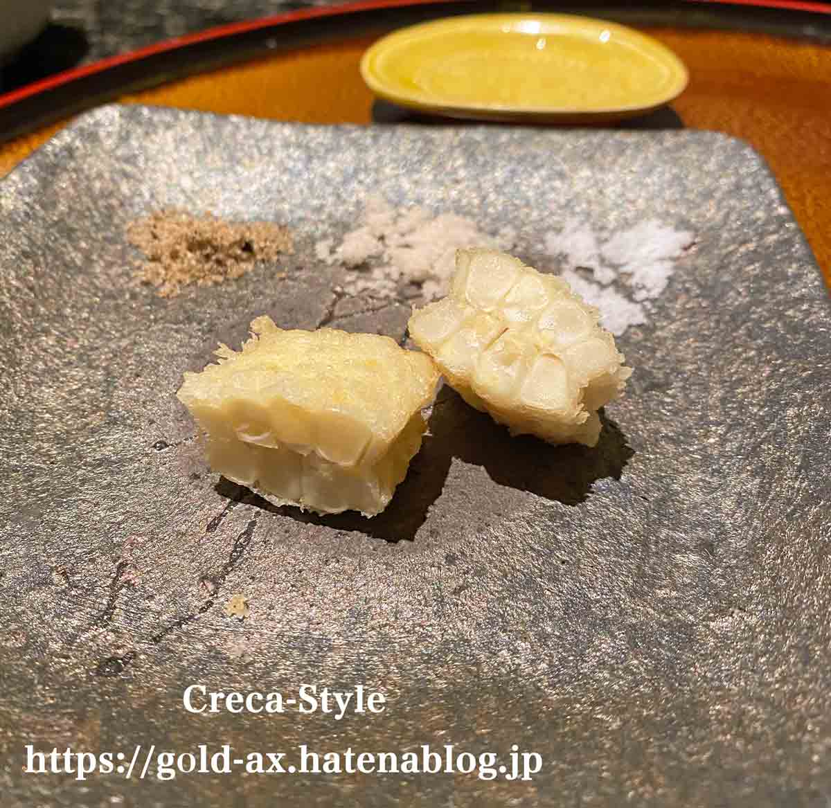 白とうもろこしの天ぷら