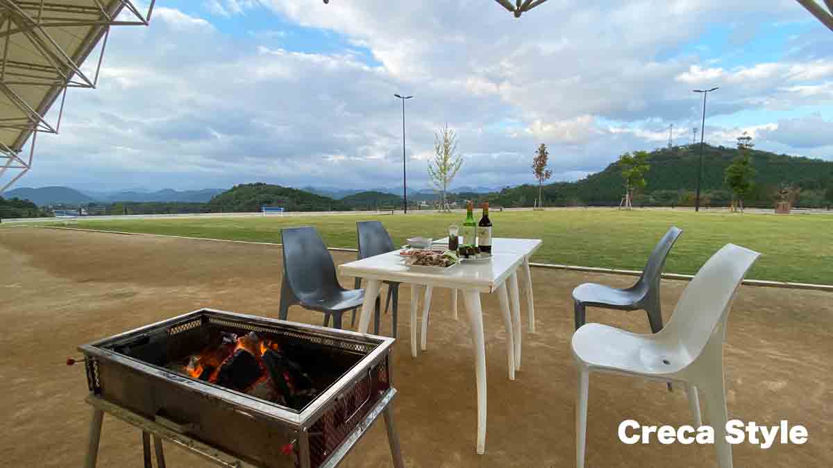 フェアフィールド・バイ・マリオット京都京丹波 宿泊記 バーベキュー BBQ