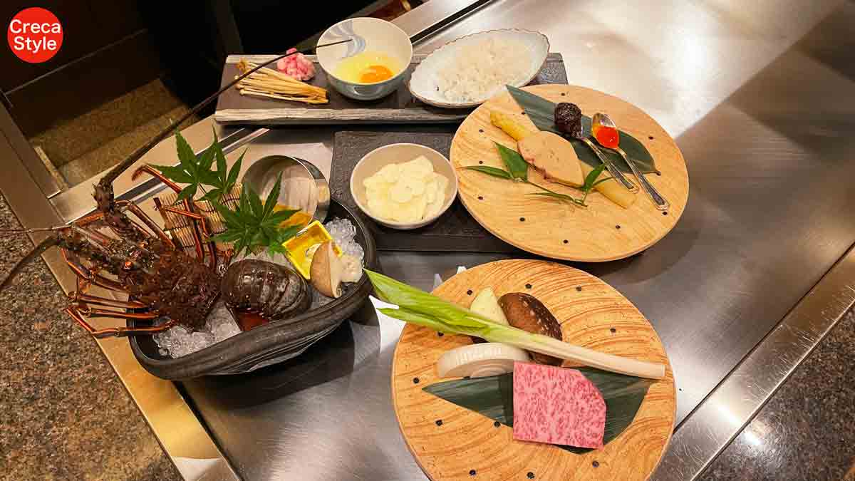 ザリッツカールトン大阪 花筐 鉄板焼
