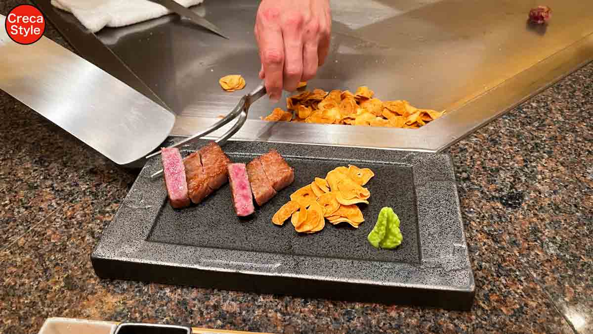 ザリッツカールトン大阪 花筐 鉄板焼