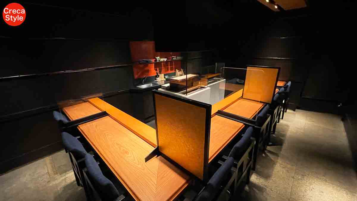 ザリッツカールトン大阪 レストラ 花筐 炭火焼