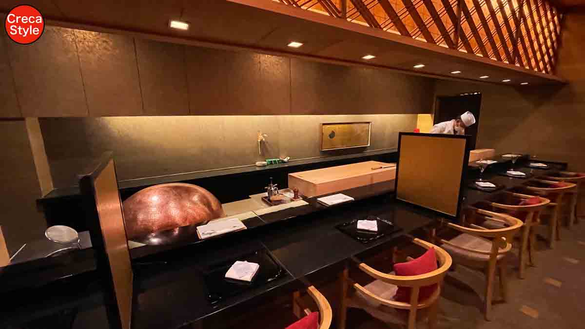 ザリッツカールトン大阪 花筐 天ぷら
