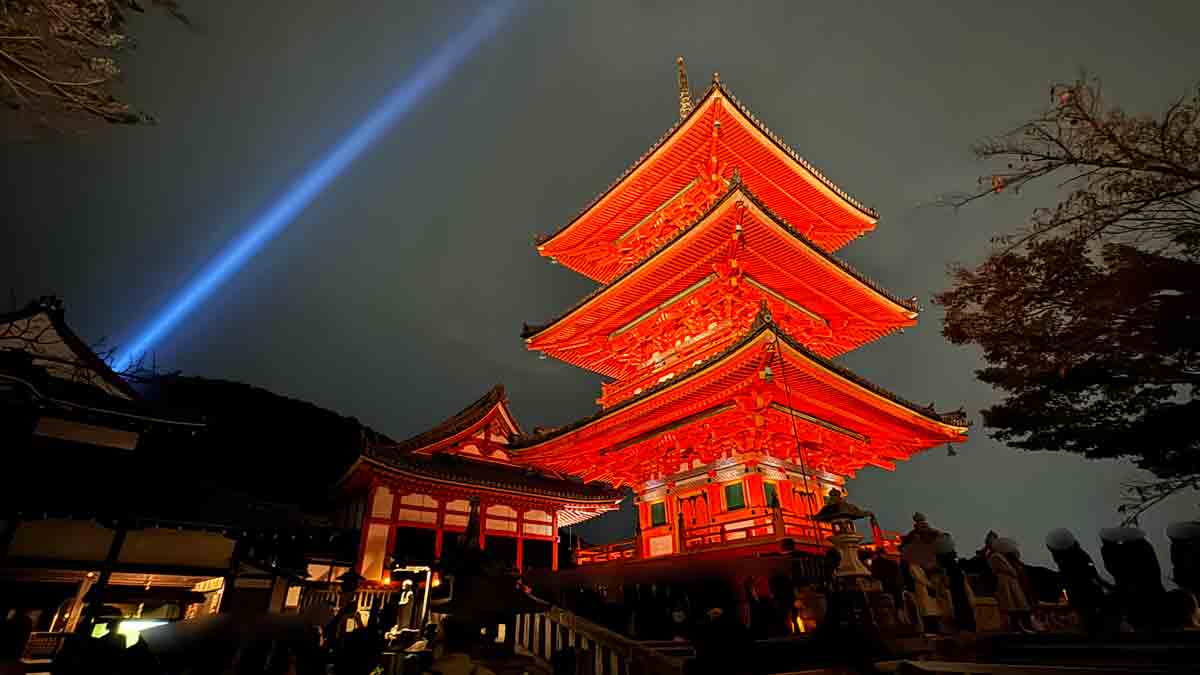 アメックス 清水寺 秋のナイトビューイング Only for Amex