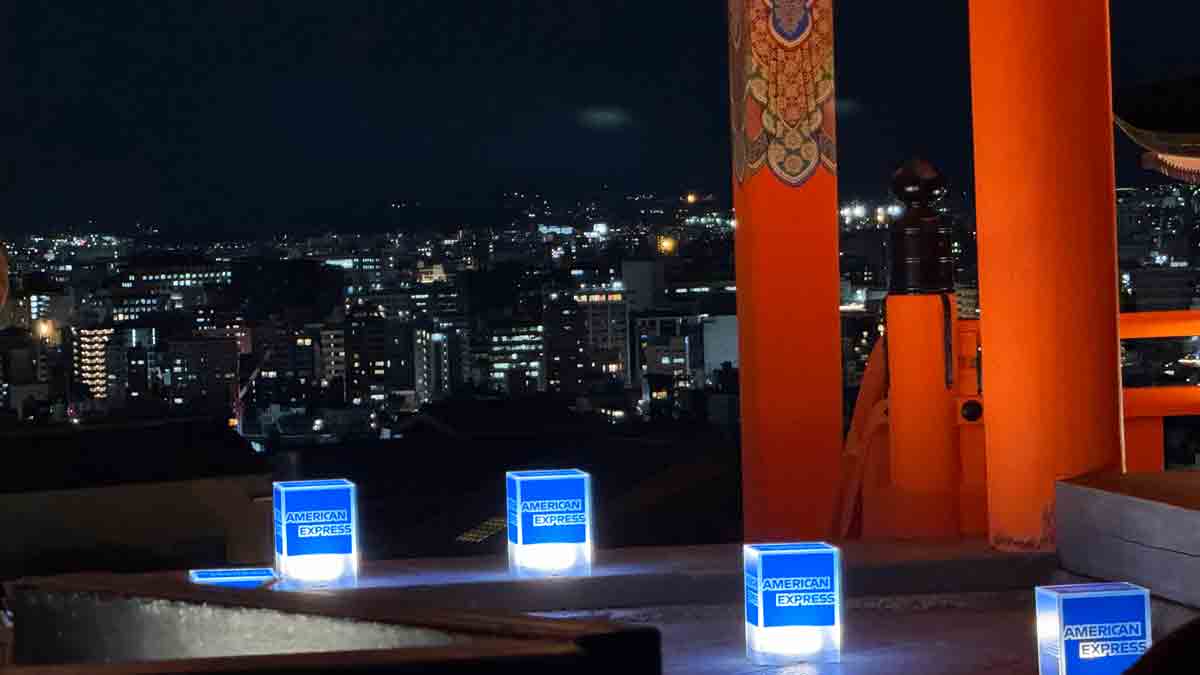 アメックス 清水寺 秋のナイトビューイング Only for Amex