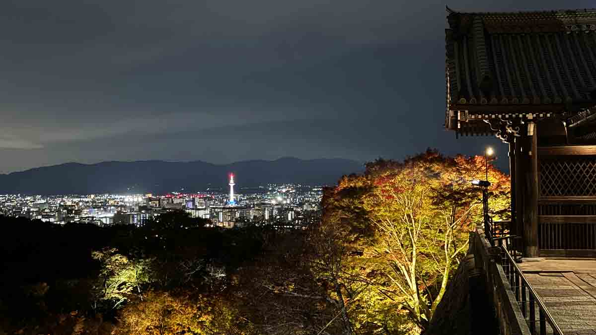 アメックス 清水寺 秋のナイトビューイング Only for Amex