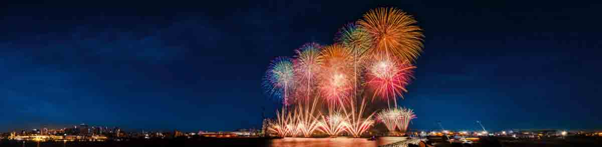 アメックスイベント 知新の扉 横浜花火