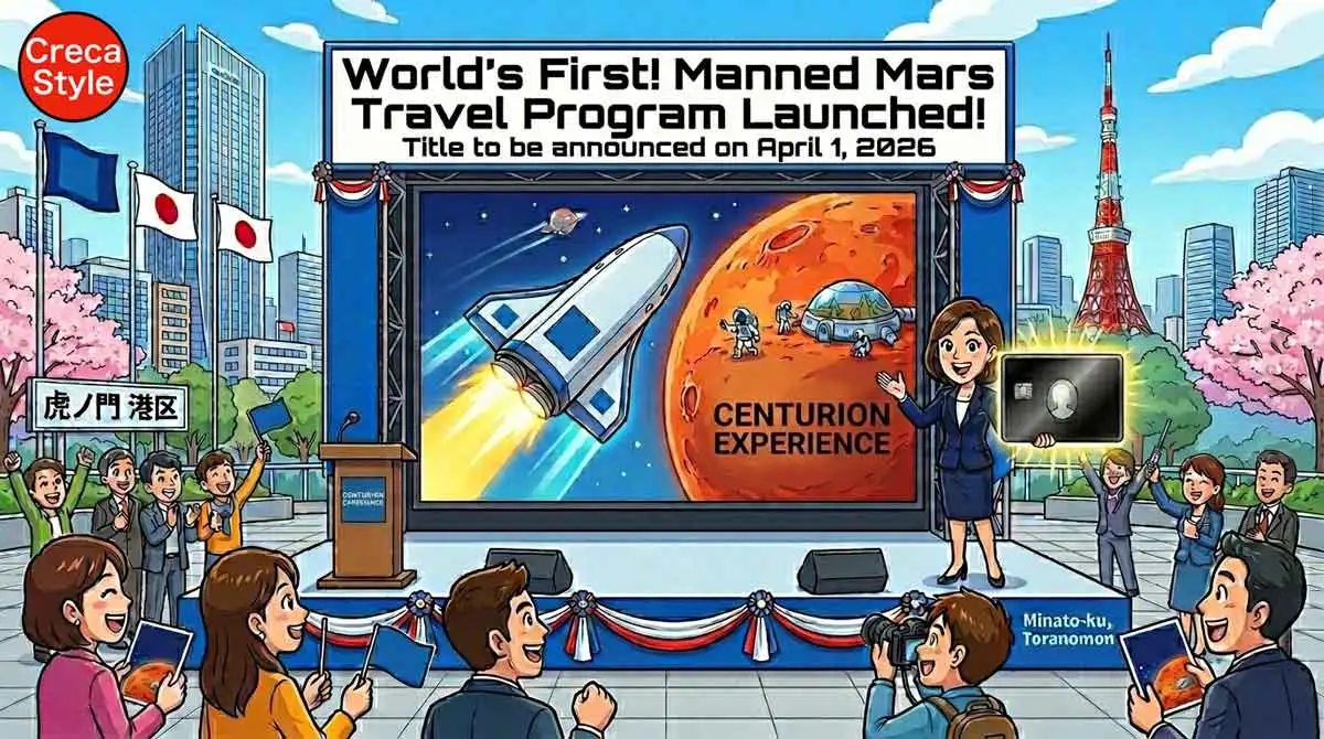 アメックスセンチュリオン・メテオライトカード　火星旅行プログラム