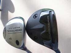 GTD Blackice-FW ＆ Callaway STEEL HEAD III フェアウェイウッド