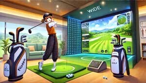 ゴルフ 屋内シミュレーター